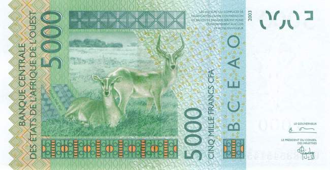 5000 Francs